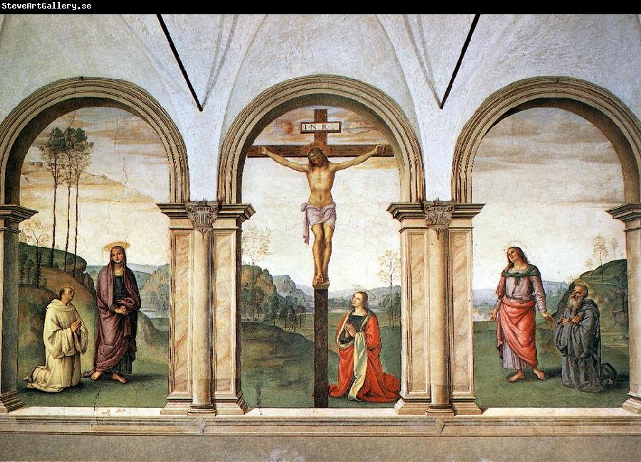PERUGINO, Pietro The Pazzi Crucifixion sg